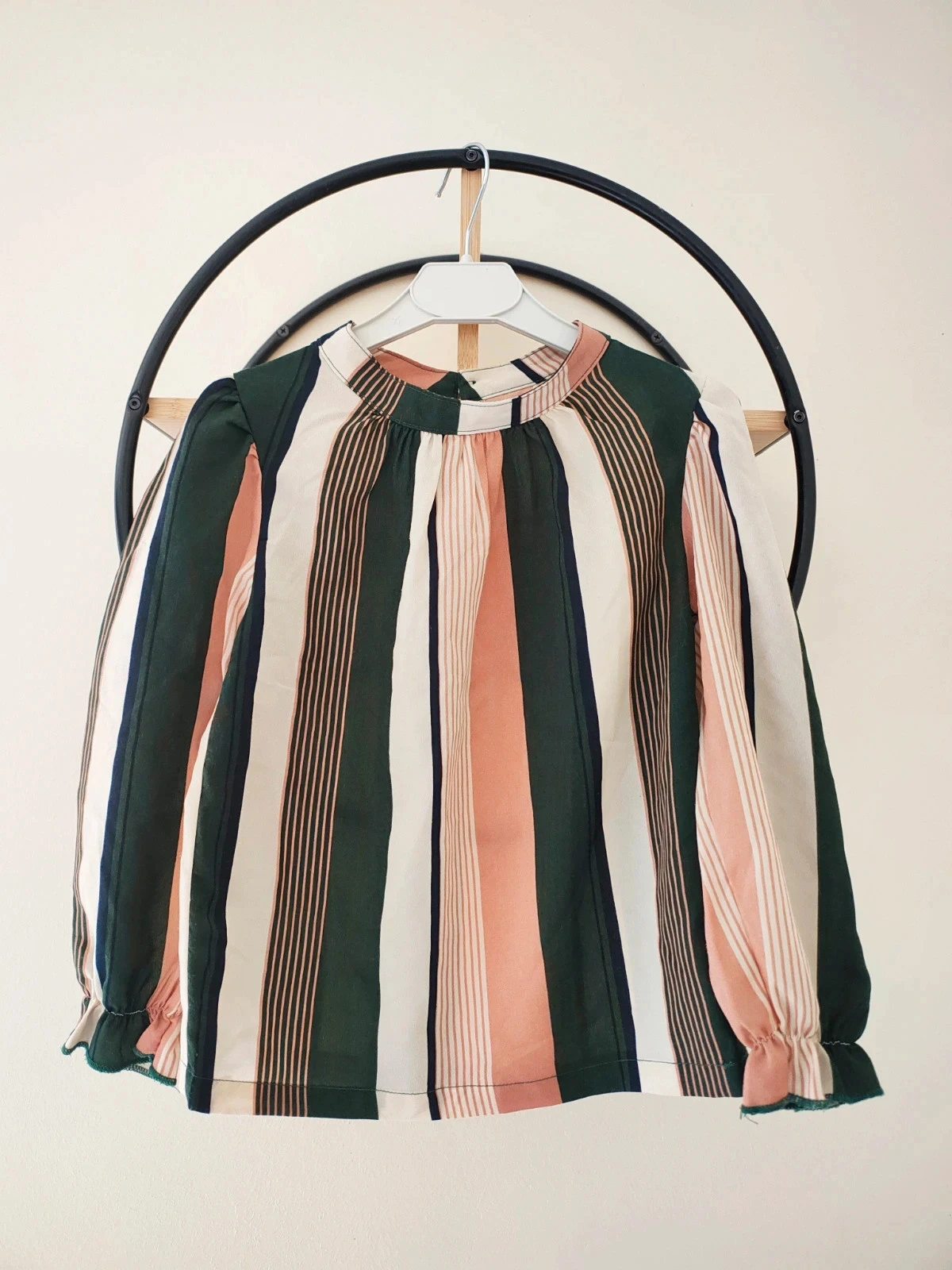 5 6 ans blouse étiquette coupée